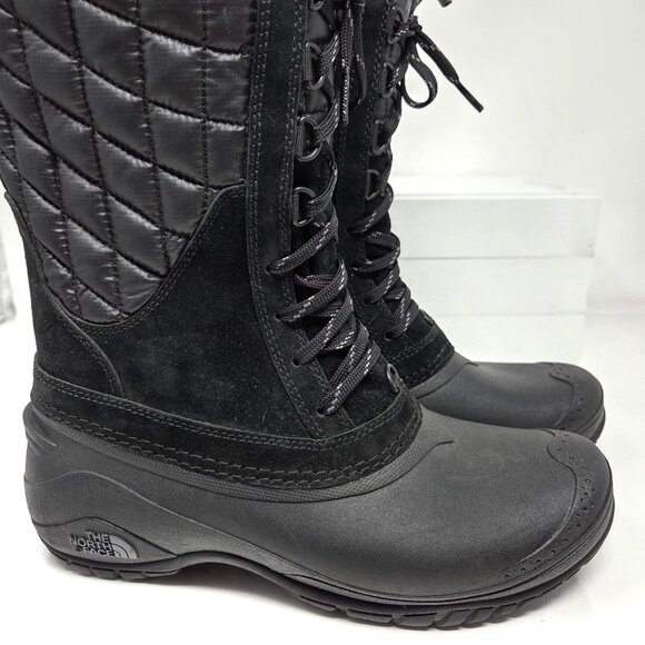 NORTH FACE Womens 9 Boots Snow Winter Thermoball Utility Mid Insulated Lace-Up - Picture 11 of 12